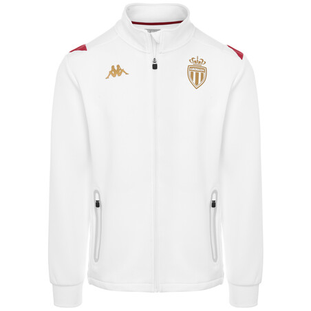 Veste survêtement AS Monaco blanc or 2022/23