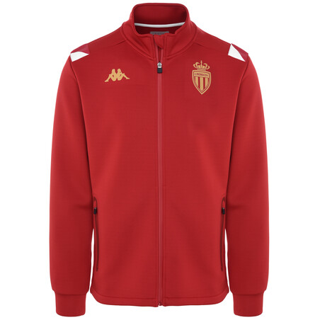 Veste survêtement AS Monaco rouge or 2022/23