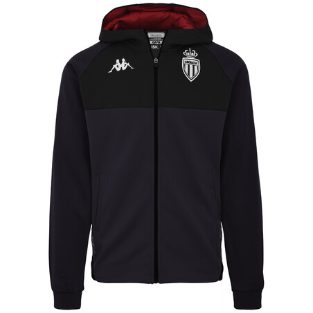 Veste survêtement AS Monaco noir 2022/23