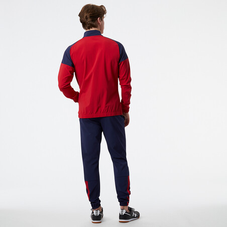 Ensemble survêtement LOSC woven rouge bleu 2022/23