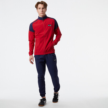 Ensemble survêtement LOSC woven rouge bleu 2022/23