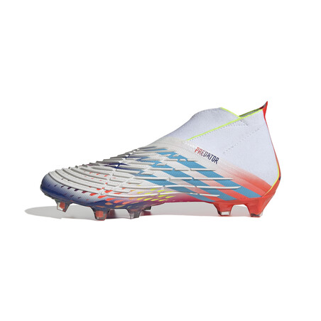 adidas Predator Edge+ montante FG blanc rouge