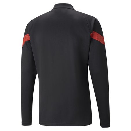 Sweat zippé Stade Rennais noir rouge 2022/23