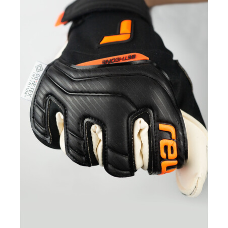 Gants gardien Reusch Attrakt Gold X GORE-TEX INFINIUM™ noir orange