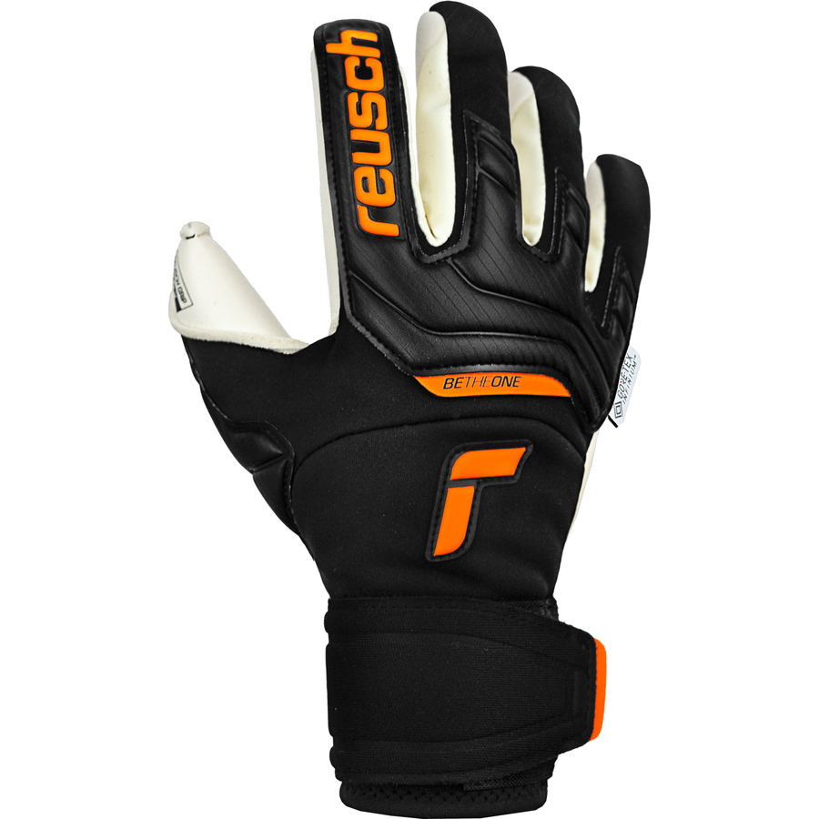 Gants gardien Reusch Attrakt Gold X GORE-TEX INFINIUM™ noir orange