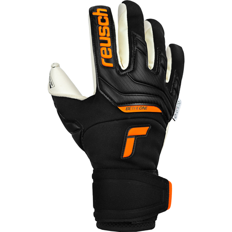 Gants gardien Reusch Attrakt Gold X GORE-TEX INFINIUM™ noir orange