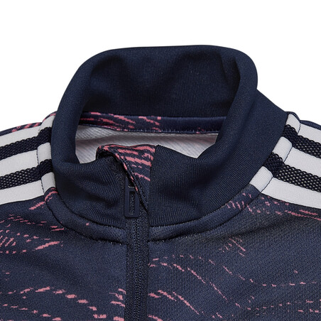 Sweat zippé Juventus bleu rose 2022/23