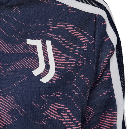 Sweat zippé Juventus bleu rose 2022/23