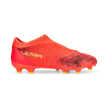 Puma Ultra Match junior montante FG/AG orange jaune