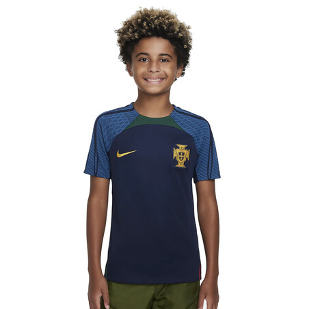 Maillot entraînement junior Portugal Strike bleu 2022