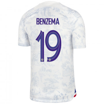 Maillot Benzema Equipe de France extérieur 2022