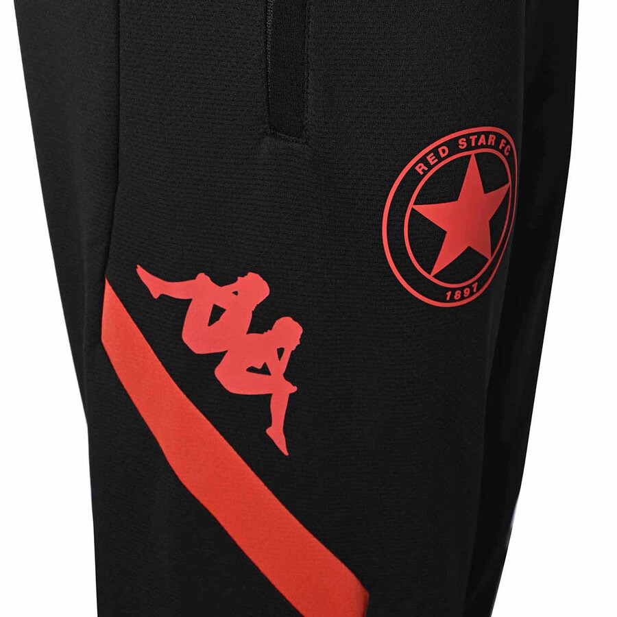 Pantalon survêtement Red Star noir rouge 2022/23