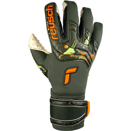 Gants gardien Reusch Attrakt Speedbump vert orange