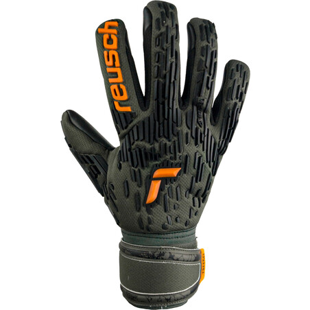 Gants gardien Reusch Attrakt Freegel Silver vert orange