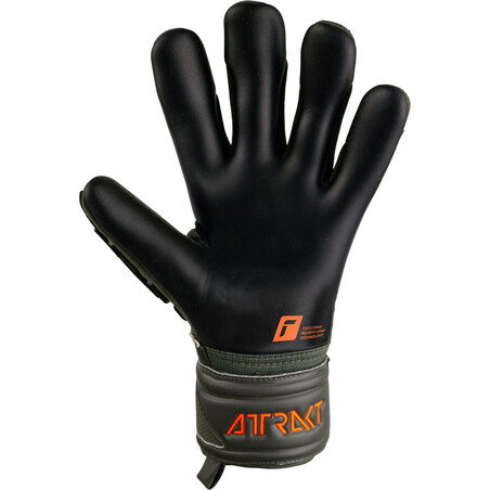 Gants gardien Reusch junior Attrakt Freegel Silver vert orange