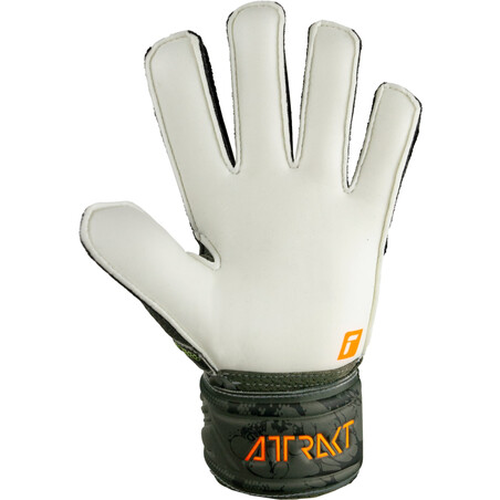 Gants gardien junior Reusch Attrakt Solid vert orange