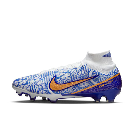Nike Air Zoom Mercurial Superfly 9 Elite CR7 FG bleu or