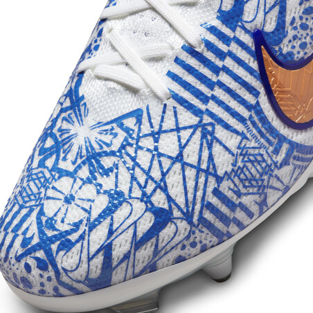 Nike Air Zoom Mercurial Superfly 9 Elite CR7 SG-Pro Anti-Clog bleu or