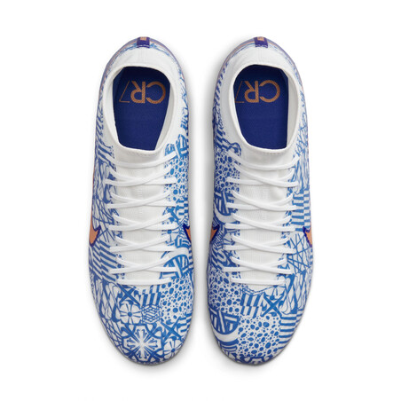 Nike Air Zoom Mercurial Superfly 9 Academy CR7 FG/MG bleu or