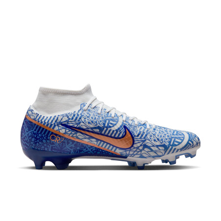 Nike Air Zoom Mercurial Superfly 9 Academy CR7 FG/MG bleu or