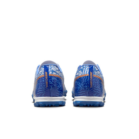 Nike Air Zoom Mercurial Vapor 15 Academy CR7 Turf bleu or