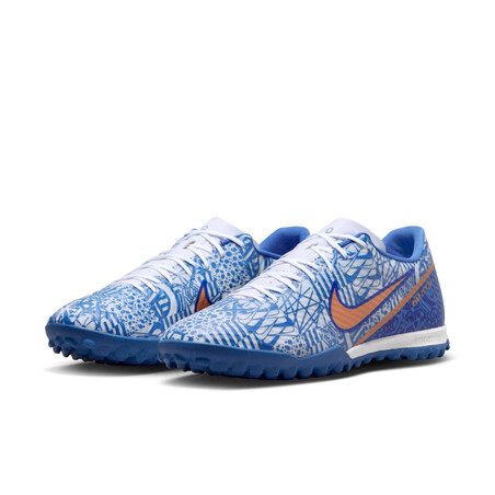Nike Air Zoom Mercurial Vapor 15 Academy CR7 Turf bleu or