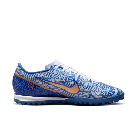 Nike Air Zoom Mercurial Vapor 15 Academy CR7 Turf bleu or
