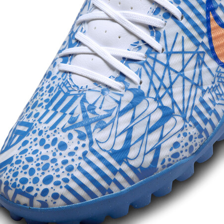 Nike Air Zoom Mercurial Vapor 15 Academy CR7 Turf bleu or