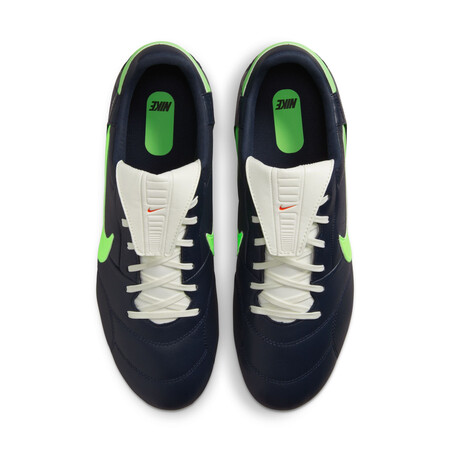 Nike Premier III SG-PRO Anti-Clog bleu vert