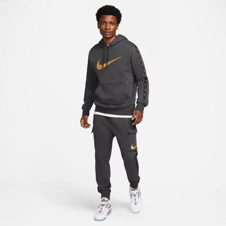 Sweat capuche Nike Sportswear gris or sur Foot