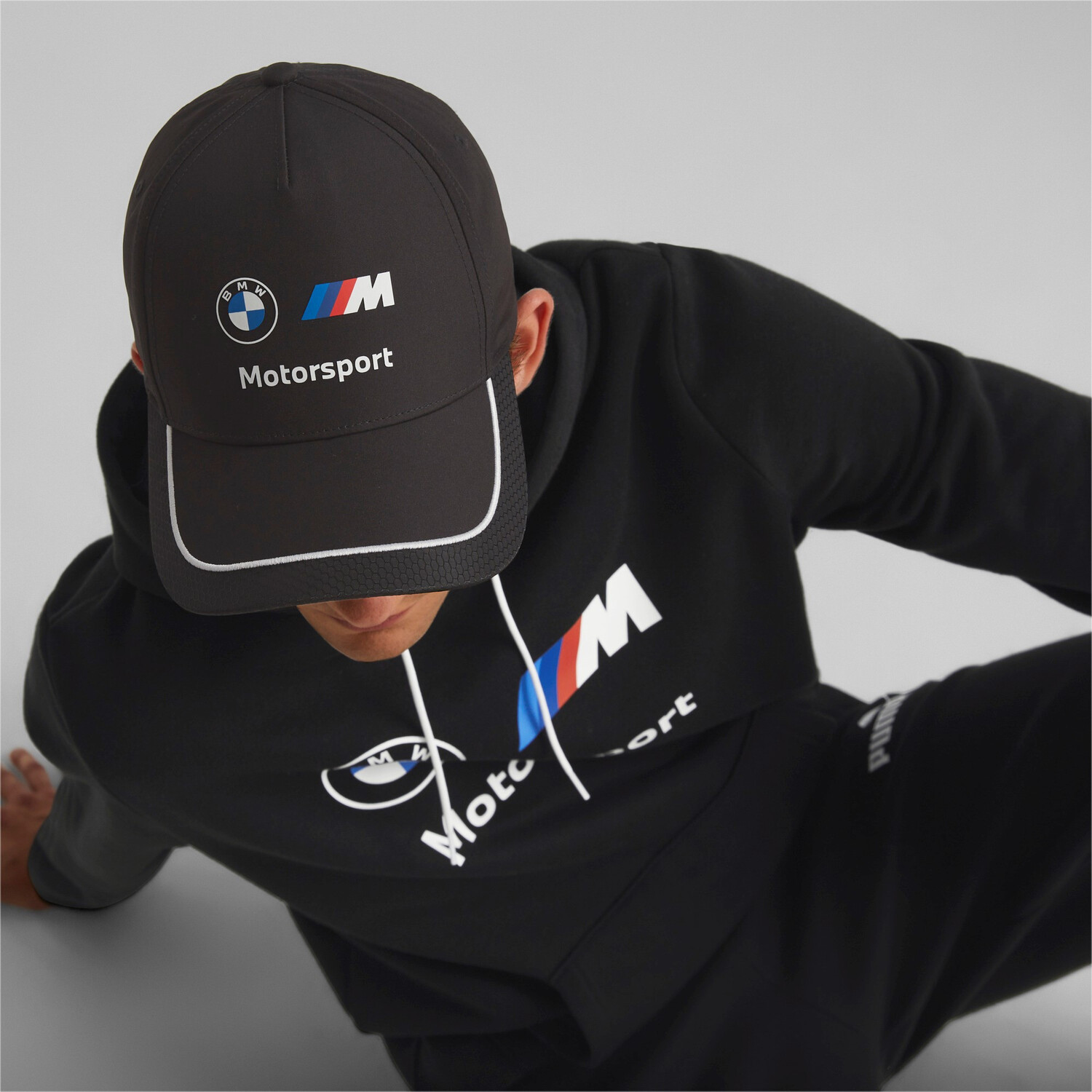 Casquette BMW Homme Gris - Logo Brodé, Réglable, Respirante - Vêtement Auto