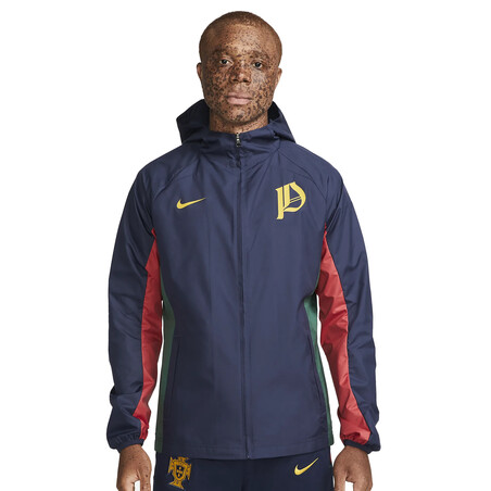 Veste imperméable Portugal bleu rouge 2022