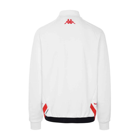 Sweat zippé Tunisie blanc rouge 2022