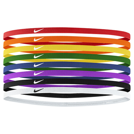 Pack 8 bandeaux élastique Nike arc-en-ciel