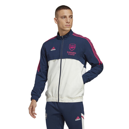 Veste survêtement Arsenal woven bleu rose 2022/23