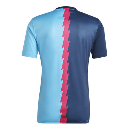 Maillot avant match Arsenal bleu rose 2020/23