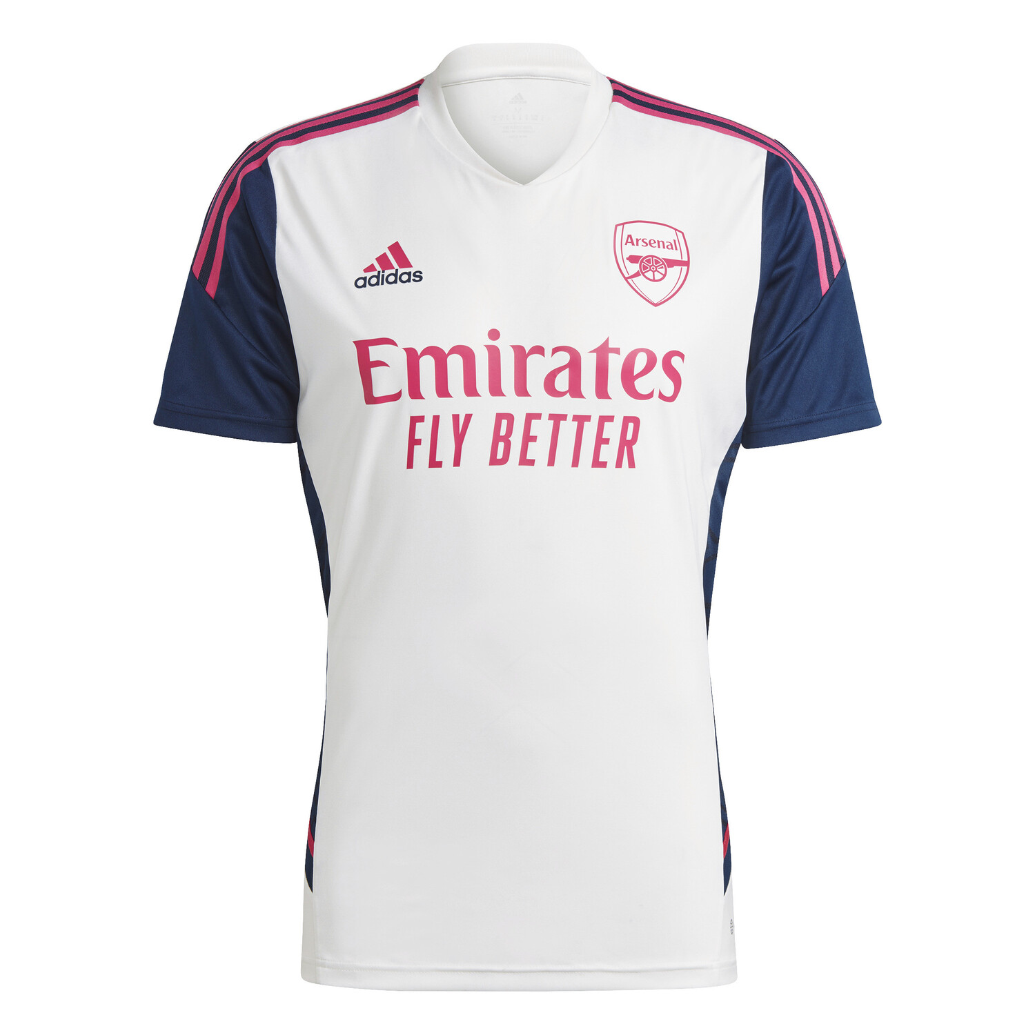 Maillot entraînement Arsenal blanc rose 2022/23