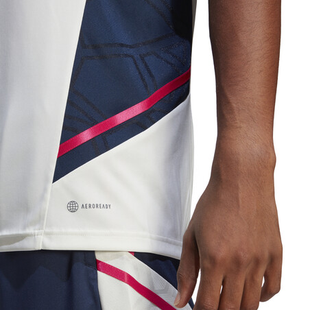 Maillot entraînement Arsenal blanc rose 2022/23