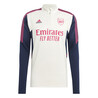 Sweat zippé Arsenal blanc rose 2022/23