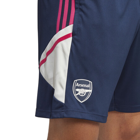 Short entraînement Arsenal bleu rose 2022/23