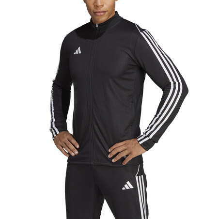 Veste survêtement adidas Tiro23 League noir blanc