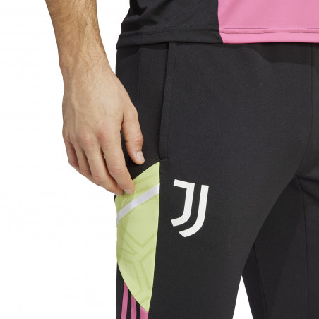 Pantalon survêtement Juventus noir rose 2022/23