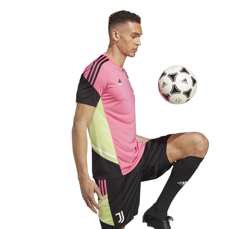 Maillot entraînement Juventus rose noir 2022/23