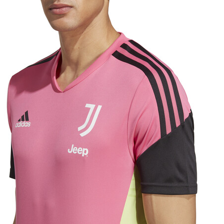 Maillot entraînement Juventus rose noir 2022/23