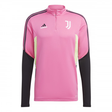 Sweat zippé Juventus rose noir 2022/23