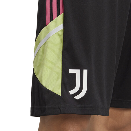 Short entraînement Juventus noir jaune 2022/23