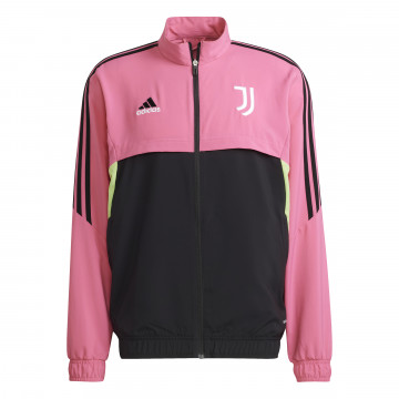 Veste survêtement Juventus Woven noir rose 2022/23