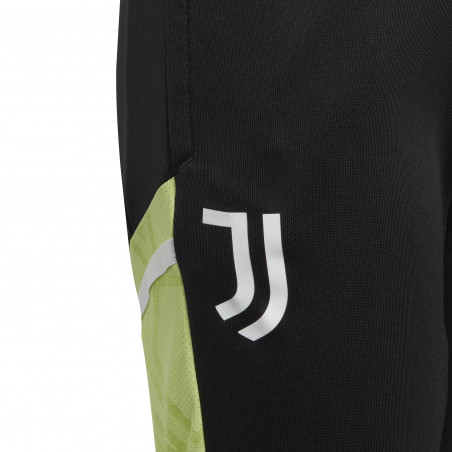 Pantalon survêtement junior Juventus noir rose 2022/23