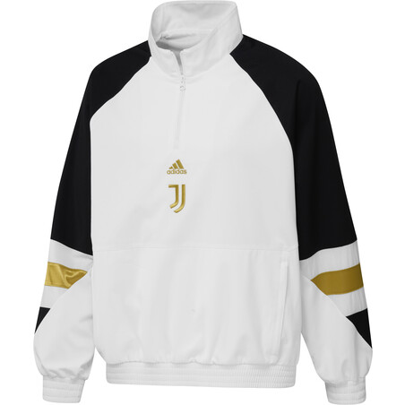 Sweat zippé Juventus Icon blanc or 2022/23