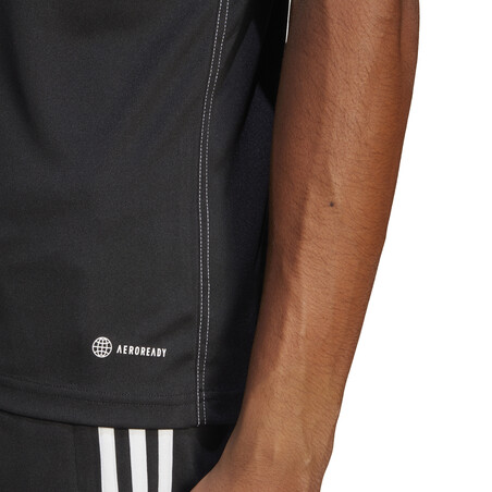 Maillot entraînement adidas Tiro23 noir blanc